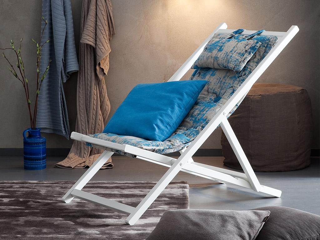 Sedia sdraio imbottita Saint Tropez – Poltroncine camera da letto - Chaarme